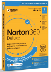 Norton 360 Deluxe 3 urządzeń 1 rok + 25 GB